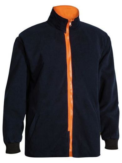 Picture of Bisley Taped Hi Vis 5 In 1 Rain Jacket